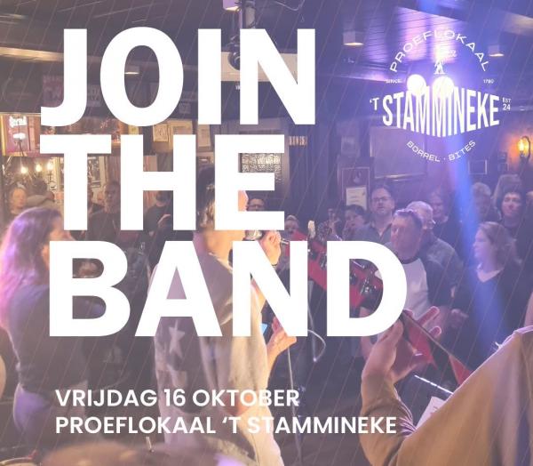 Laatste kans: Schrijf je in voor Join the Band!