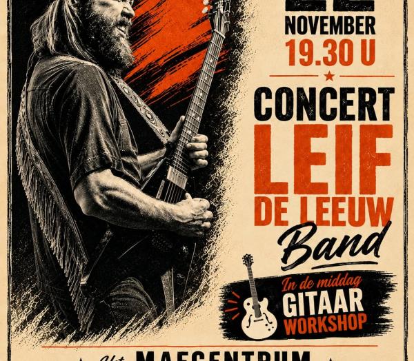 Leif de Leeuw band en workshops